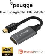 Paugge 4K@60Hz, HDR, HDCP 2.2, Thunderbolt 2 Destekli Mini Displayport to HDMI Aktif Adaptör (MDP14HD20A-ADP)