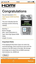 Paugge Ultra Sertifikalı AOC Fiber Hdmi 2.1 Kablo - 48Gbps, 8K 60Hz, 4K 120Hz, 4K 60Hz, eARC, HDR, D-HDR, HDCP2.3, Dolby Vision, - Seçenekler: 1 Metre, 2 Metre, 3 Metre, 5 Metre, 10 Metre, 15 Metre...