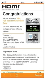 Paugge Ultra Sertifikalı HDMI® 2.1b Kablo - (2.1b/2.1/2.0b/2.0/1.4) 10K, 8K 60Hz, 4K 240Hz 165Hz 144Hz 120Hz 60Hz, eARC, HDCP2.3, HDR, D-HDR, Dolby Vision, Dolby Atmos (2m)
