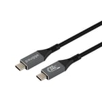 Paugge USB 4 Kablo - 40Gbps, USB C Görüntü, Ses, Data ve Şarj Kablosu - 8K 60Hz, 4K 144Hz /120Hz / 60Hz, HDR (2 Metre) - Seçenekler: 1 Metre, 2 Metre, 3 Metre, 5 Metre