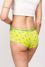 Paul Kenzie x Kurtaran Ev - Desenli Kadın Boyshort Külot - Dani