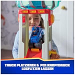 PAW Patrol Rescue Wheels - Superloop Tower, fırlatma rampalı ve takla yollu, ışık ve ses efektli, Chase canavar kamyon ve figür dahil, 3 yaşından büyük çocuklar için oyuncak