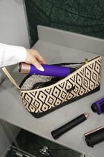 Pazar Kapısı Dyson Airwrap ve Tüm Saç Şekillendiricileriniz için Büyük Boy Çanta Seyahat Maşa Çantası
