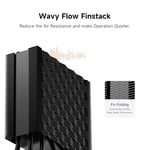 PCCOOLER RT500 TC BK CPU Hava Soğutucu, 5×6mm Isı Borusu, 120mm ARGB Fan (Hydraulic Bearing), 73.3 CFM Yüksek Hava Akışı, Intel LGA115X/1200/1700/1851 & AMD AM4/AM5 Uyumlu