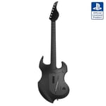 PDP RIFFMASTER kablosuz gitar denetleyicisi, PlayStation 5 ve PlayStation 4, PS5/PS4, Rock Band 4, Audio Jack, şarj edilebilir pil, resmi lisanslı Sony - Black