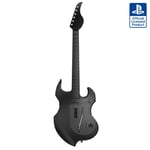 PDP RIFFMASTER kablosuz gitar denetleyicisi, PlayStation 5 ve PlayStation 4, PS5/PS4, Rock Band 4, Audio Jack, şarj edilebilir pil, resmi lisanslı Sony - Black