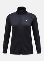 Peak Performance Dik Yaka Sweatshirt Rider Zip Jacket, XS, 5003111089, Siyah, kadın