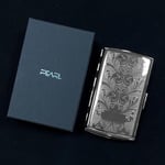 Pearl Japan Venus Metal Kısa Sigara Tabakası Arabasque Krom 12li