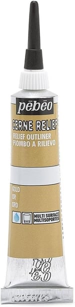 PEBEO CERNE Relief altın, altın rengi, 20 ml (1'li paket), 20