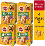 Pedigree Biscrok 500 Gr Köpek Ödül Bisküvi 4 Paket