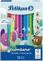 Pelikan Combino 12li Jumbo Üçgen Kuru Boya