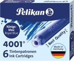 Pelikan Kartuş Serisi TP6X Dolma Kalem Kartuşu Mavi