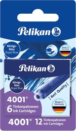 Pelikan standart-4001 mürekkep kartuşları, 2 Kılıf, Blistervperackung