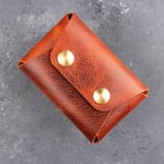 PELLE CRAFT EL YAPIMI GERÇEK DERİ MİNİMAL KARTLIK/HEDİYELİK/KİŞİSELLEŞTİRME