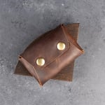 PELLE CRAFT EL YAPIMI GERÇEK DERİ MİNİMAL KARTLIK/HEDİYELİK/KİŞİSELLEŞTİRME