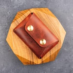 PELLE CRAFT EL YAPIMI GERÇEK DERİ MİNİMAL KARTLIK/HEDİYELİK/KİŞİSELLEŞTİRME
