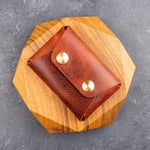 PELLE CRAFT EL YAPIMI GERÇEK DERİ MİNİMAL KARTLIK/HEDİYELİK/KİŞİSELLEŞTİRME