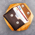 PELLE CRAFT EL YAPIMI GERÇEK DERİ MİNİMAL KARTLIK/HEDİYELİK/KİŞİSELLEŞTİRME
