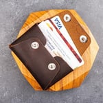 PELLE CRAFT EL YAPIMI GERÇEK DERİ MİNİMAL KARTLIK/HEDİYELİK/KİŞİSELLEŞTİRME