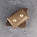 PELLE CRAFT EL YAPIMI GERÇEK DERİ MİNİMAL KARTLIK/HEDİYELİK/KİŞİSELLEŞTİRME