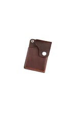 PELLE CRAFT EL YAPIMI MİNİMAL DİKEY KARTLIK KAHVERENGİ CRAZY
