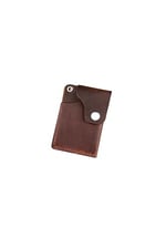PELLE CRAFT EL YAPIMI MİNİMAL DİKEY KARTLIK KAHVERENGİ CRAZY