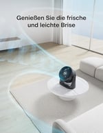 Pelonis Küçük Oda - Masa Fanı, 38dB Sessiz Çalışma, 100° Dikey Hareket, 3 Kademeli Güç, Siyah - Seçenekler: 27.5 cm (D) x 17.5 cm (W) x 27.8 cm (H), 7 inch