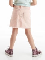 Pembe Denim Mini Kız Çocuk Etek