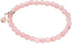 Pembe Kuvars Taşı Bileklik (6 mm) - Taş Sandığı