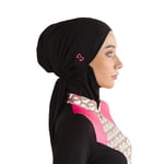 Pembe Logo Nakışlı Deniz Tesettür Bone STANDART
