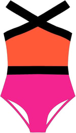 PEMBE-TURUNCU KIZ ÇOCUK MAYO DB200703CM