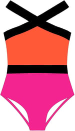 PEMBE-TURUNCU KIZ ÇOCUK MAYO DB200703CM