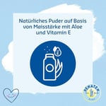 Penaten Aloe ve E vitamini içeren doğal bebek pudrası (1 x 100 g) - Hassas ciltleri korur, nemi emer ve cildi kuru tutar –%99 doğal kökenli içerik maddeleri