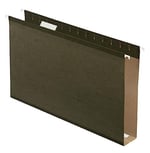 Pendaflex 4153X2 Güçlendirilmiş Askılı Dosya Klasörü, Ekstra Kapasiteli, 5 cm, Legal Boyut, 1/5 Kesim, 25’li Kutu, Standart Yeşil