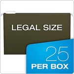 Pendaflex 4153X2 Güçlendirilmiş Askılı Dosya Klasörü, Ekstra Kapasiteli, 5 cm, Legal Boyut, 1/5 Kesim, 25’li Kutu, Standart Yeşil