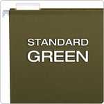 Pendaflex 4153X2 Güçlendirilmiş Askılı Dosya Klasörü, Ekstra Kapasiteli, 5 cm, Legal Boyut, 1/5 Kesim, 25’li Kutu, Standart Yeşil