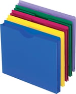 Pendaflex magnet Boyut ceketler, harf, Poly dosya, mavi/yeşil/mor/kırmızı/sarı, 10 Pro Pack (50990)