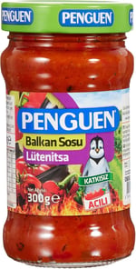 Penguen Lütenitsa Acılı Balkan Sosu 300 Gr