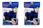 Penn-Plax Cascade 300 GPH Aktif Karbonlu Akvaryum Filtre Kartuşları, 3'lü Paket (2 paketi) - Seçenekler: 3pk, 3pk (2 paketi)