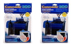 Penn-Plax Cascade 300 GPH Aktif Karbonlu Akvaryum Filtre Kartuşları, 3'lü Paket (2 paketi) - Seçenekler: 3pk, 3pk (2 paketi)