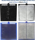 Penn-Plax Cascade 300 GPH Aktif Karbonlu Akvaryum Filtre Kartuşları, 3'lü Paket (2 paketi) - Seçenekler: 3pk, 3pk (2 paketi)