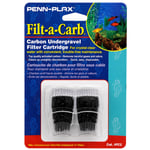 Penn-Plax Filt-a-Carb Yedek Aktif Karbon Medya Kartuşları (2'li Paket) - Çok Gözenekli ve Çakıl Altı 