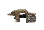 Penn-Plax Shale Step Ledge and Cave Hide-Out Akvaryum, Suni Reçine - Seçenekler: Medium (Pack of 1), Small (Pack of 1), Large