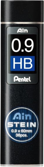 Pentel 0.9 Mm Hb Ain Stein 36'Lı Polymer Uç, HB - Seçenekler: 2B, HB, B