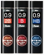 Pentel 0.9 Mm Hb Ain Stein 36'Lı Polymer Uç, HB - Seçenekler: 2B, HB, B