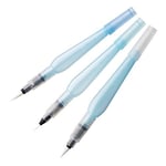Pentel Arts Aquash sulu boya fırçası, ince uç, 3 paket boyunda, 0,5 çeşit - Seçenekler: 3 adet, çeşitli, çeşitli 4 adet, Kutu içinde hediye seti...