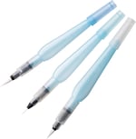 Pentel Arts Aquash sulu boya fırçası, ince uç, 3 paket boyunda, 0,5 çeşit - Seçenekler: 3 adet, çeşitli, çeşitli 4 adet, Kutu içinde hediye seti...
