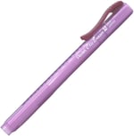 Pentel Clic Eraser 2 Sürgülü Kalem Silgi Şeffaf Gövdeli, Kırmızı