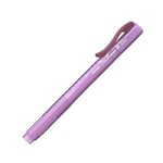 Pentel Clic Eraser 2 Sürgülü Kalem Silgi Şeffaf Gövdeli, Kırmızı