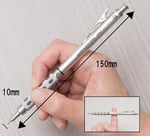 Pentel Graphgear 1000 Metal Gövdeli, Gizli Uçlu, Teknik Çizim ve Yazı İçin Mekanik Kurşun Kalem, 0.5 mm, Orijinal Kutusunda